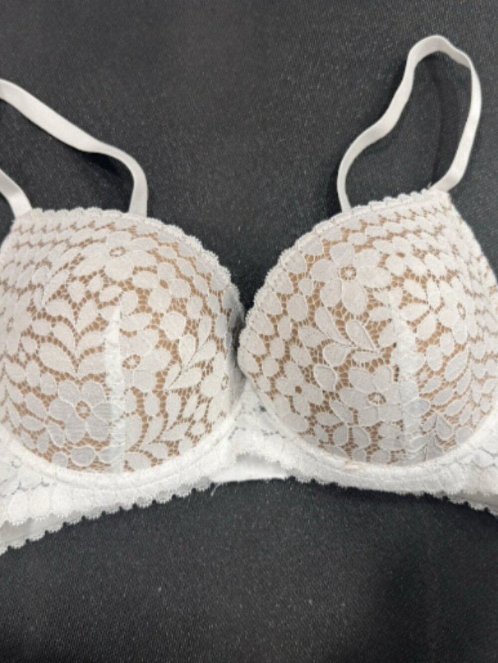 Hush Intimates Women's Underwire Push-Up Bra White Size 38C 12704